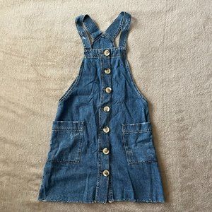 River Island Button-Up Denim Mini Dress